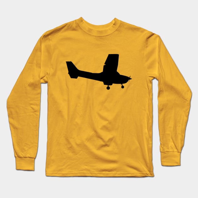 Cessna 172 Long Sleeve T-Shirt by TheWingedLlama